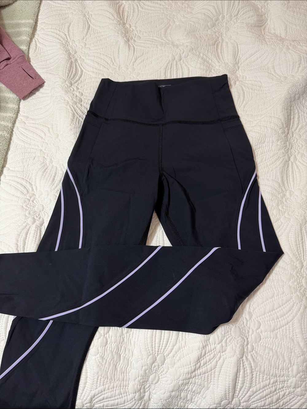 Navy and Purple Leggings